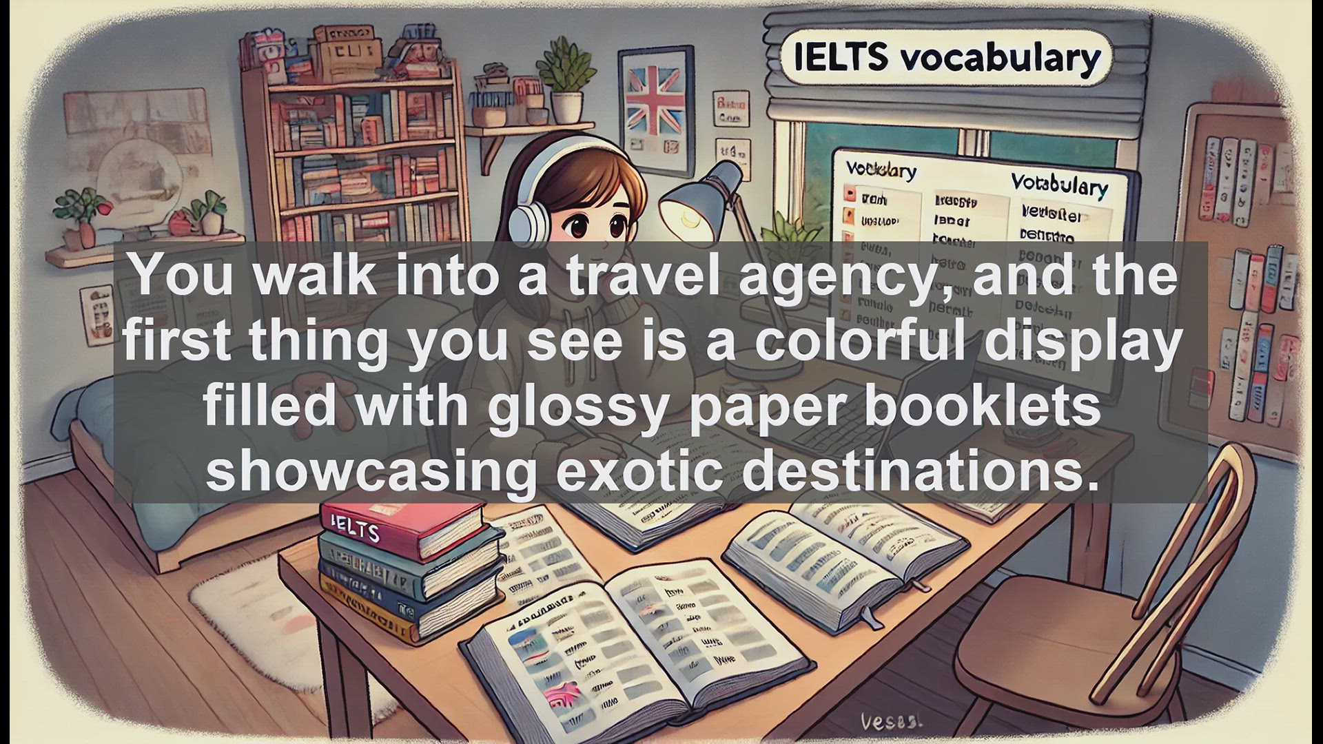 'Video thumbnail for 2500 Must Know IELTS 6.5 Vocabulary - IELTS Vocabulary: Understanding and Using the Word 'Brochure''
