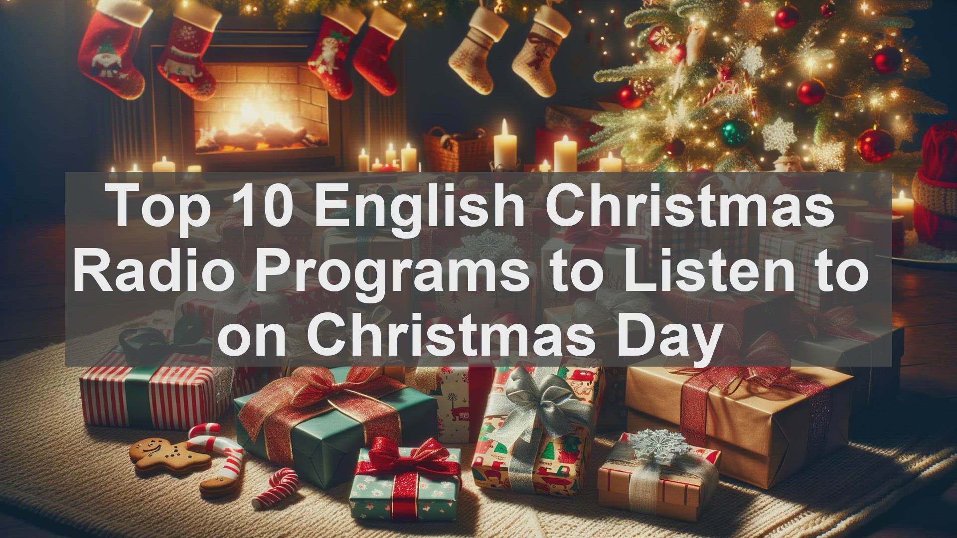'Video thumbnail for Top 10 English Christmas Radio Programs to Listen to on Christmas Day'