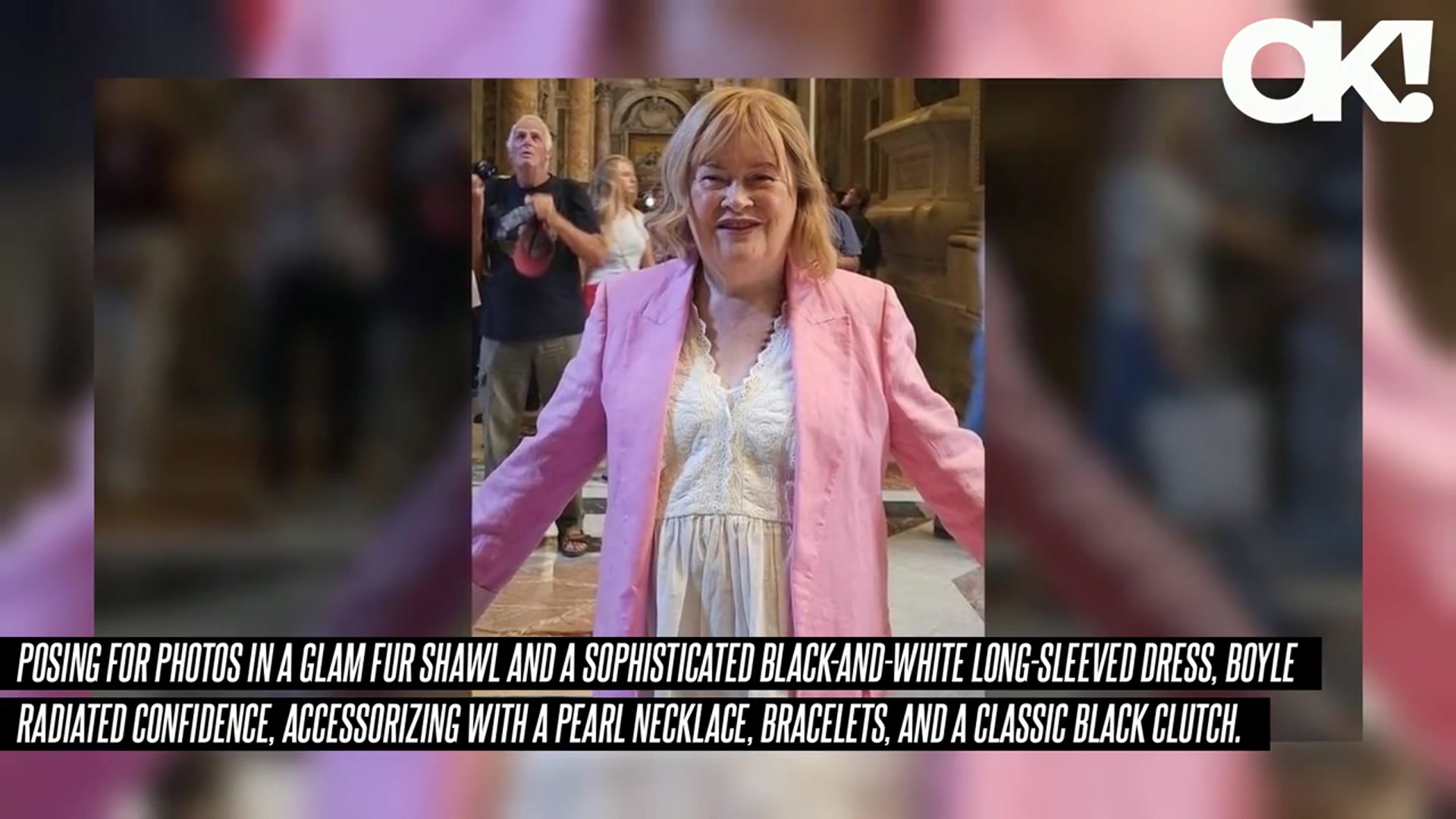 'Video thumbnail for Susan Boyle Stuns Fans With Dramatic Transformation at Pride of Britain Awards'
