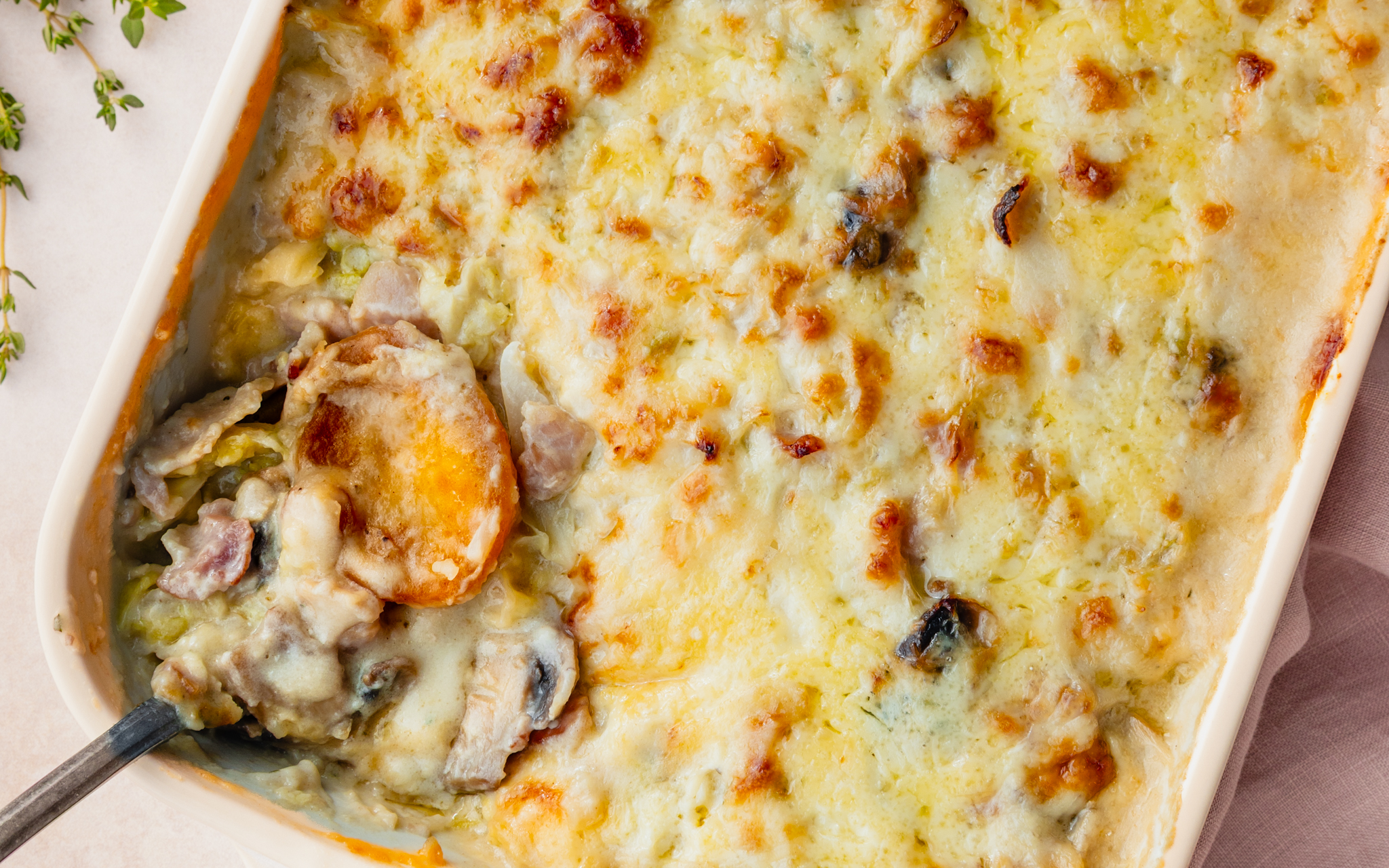 Video thumbnail for Creamy Roast Potato Bake