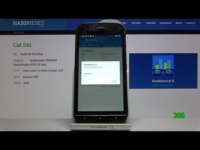 Video thumbnail for Geekbench 5 Benchmark on CAT S61 – CPU Test Result