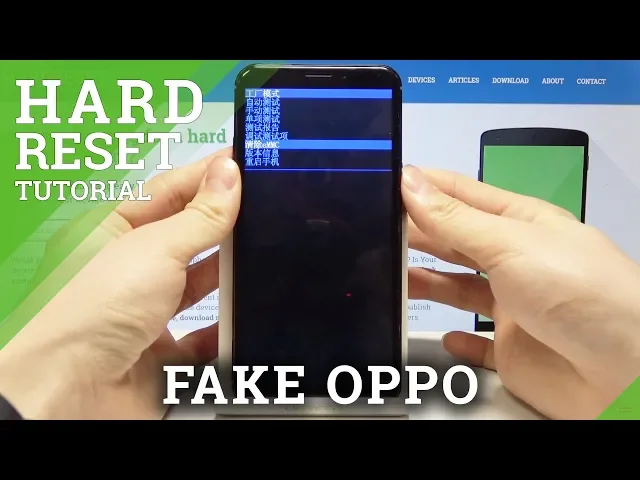Video thumbnail for How to Hard Reset Fake Oppo - Factory Reset / Clear eMMC