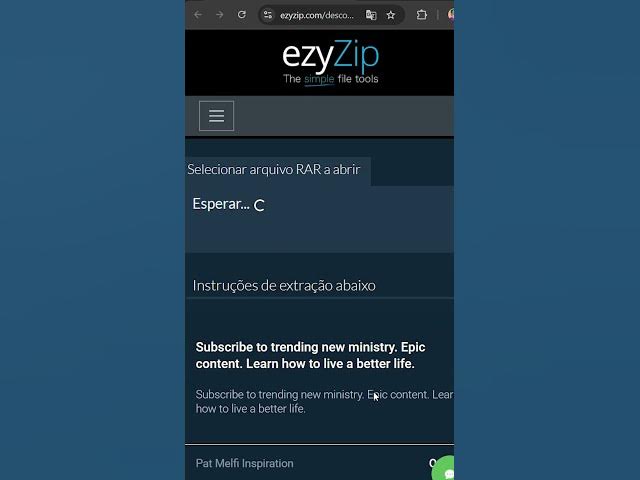 Video thumbnail for 📦 Extraia arquivos RAR no seu navegador | Sem necessidade de instalação de software
