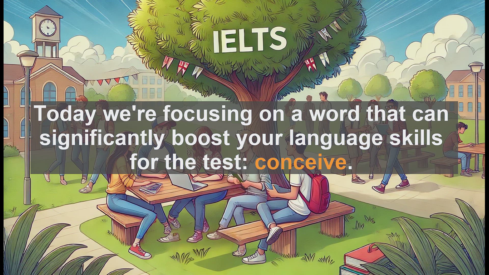 'Video thumbnail for 2500 Must Know IELTS 6.5 Vocabulary - IELTS Vocabulary: Mastering the Word 'Conceive''