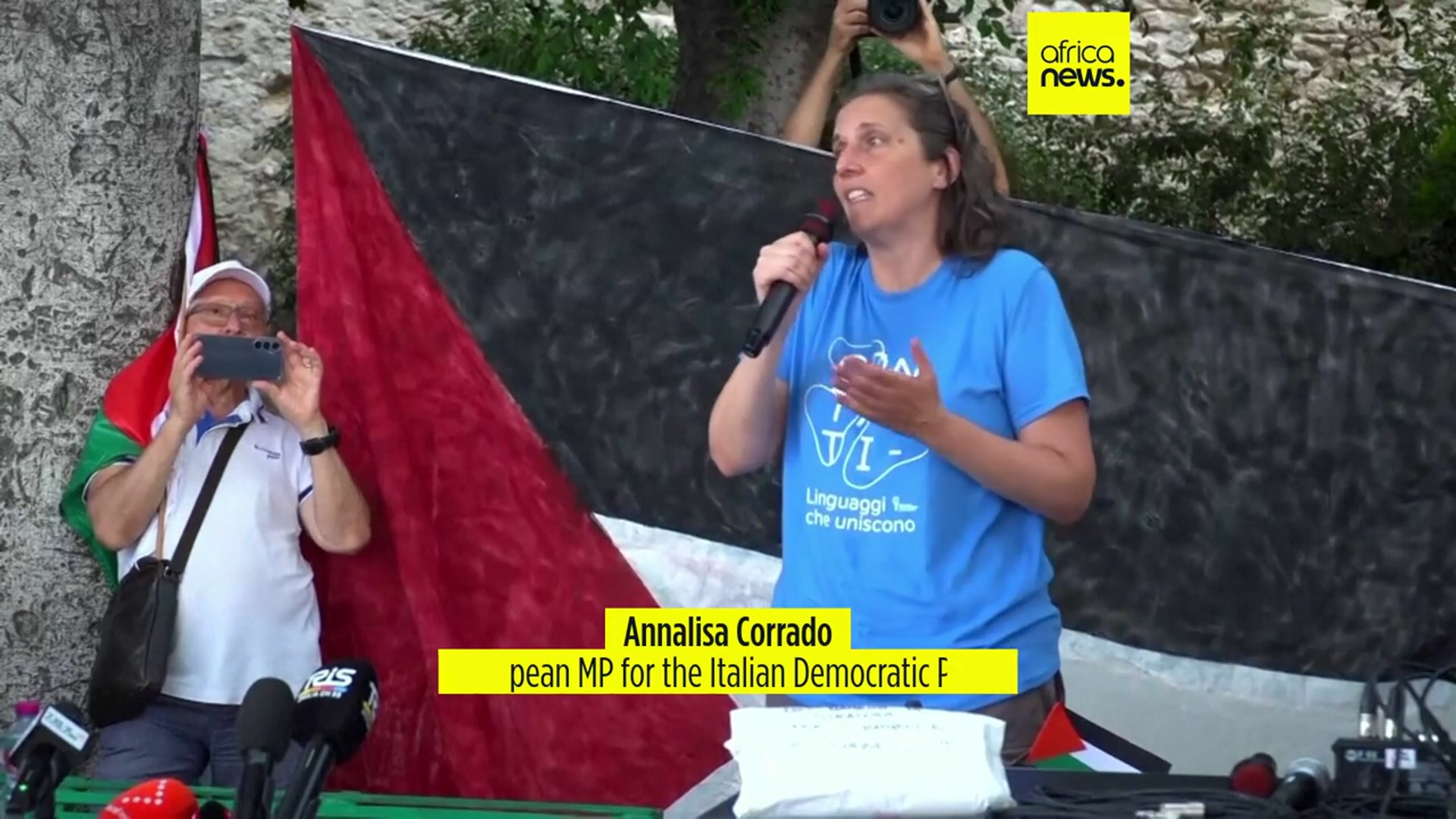 'Video thumbnail for Solidarity on the high seas: Italian activists join global flotilla for Gaza'