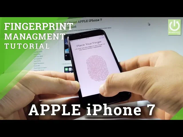 Video thumbnail for APPLE iPhone 7 Add Fingerprint / Lock & Unlcok Touch ID