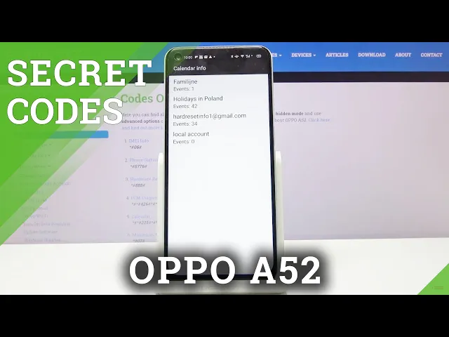 Video thumbnail for How to Use Secret Codes in Oppo A52 - Enter Hidden Menu / Test Mode