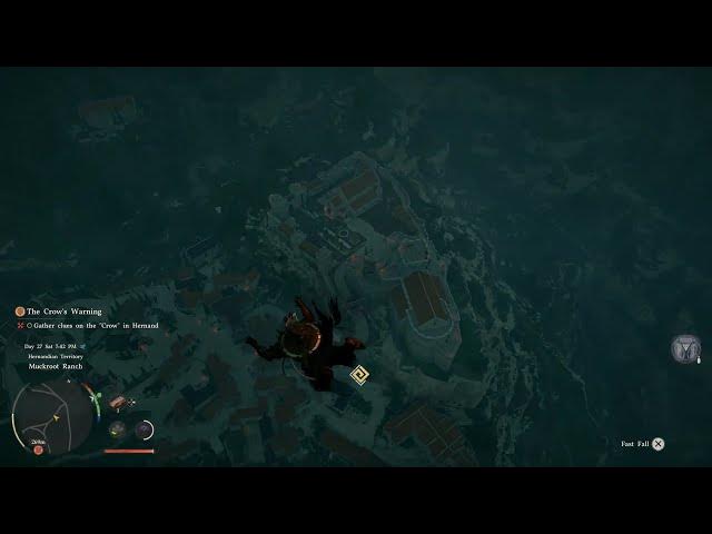 Video thumbnail for Crimson Desert - Chapter 5 The Crow's Warning: Kliff Falls From The Abyss Into Hernand In Real Time