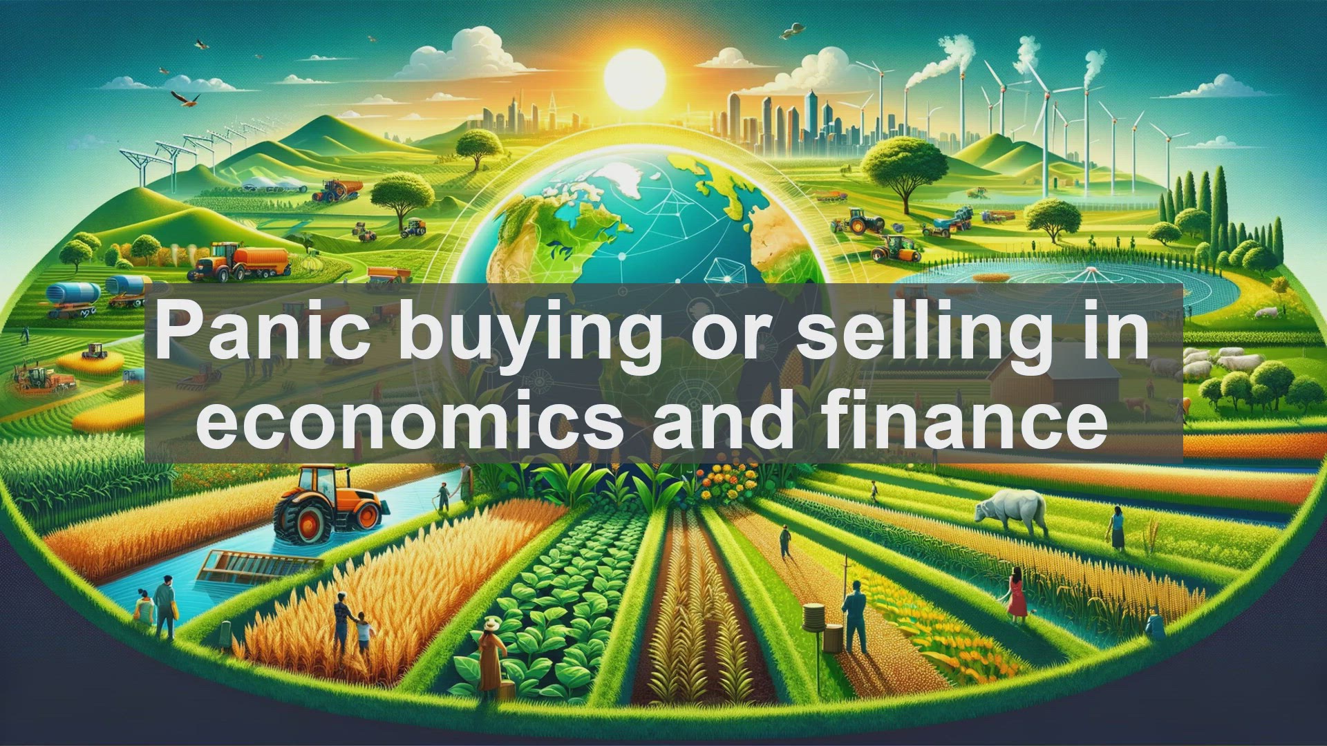 'Video thumbnail for Panic buying or selling in economics and finance'