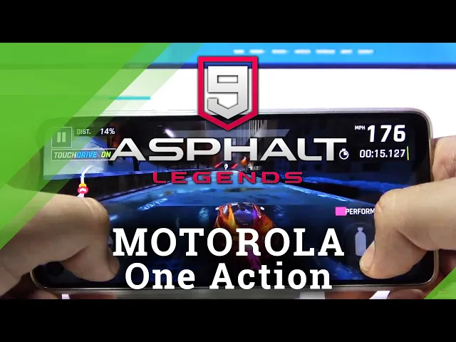 Video thumbnail for Asphalt 9 Gaming Quality Checkup on Motorola One Action - Gameplay