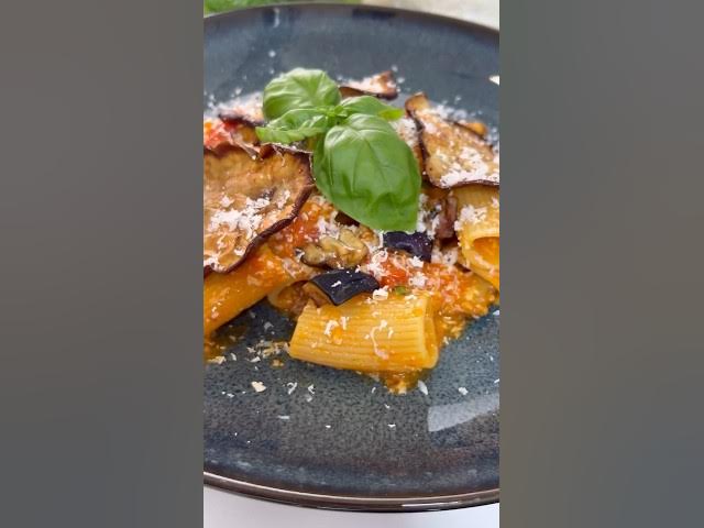 Video thumbnail for RIGATONI ALLA NORMA 🍆🍆 #cuisineitalienne  #pasta #pastarecipe #pastarecipes