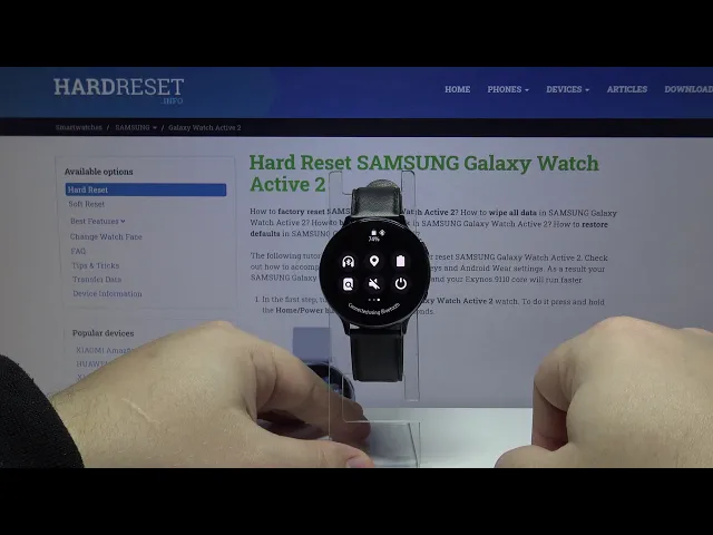 Video thumbnail for How to Change Sound Mode in SAMSUNG Galaxy Watch Active 2 – Sound / Vibrate / Mute
