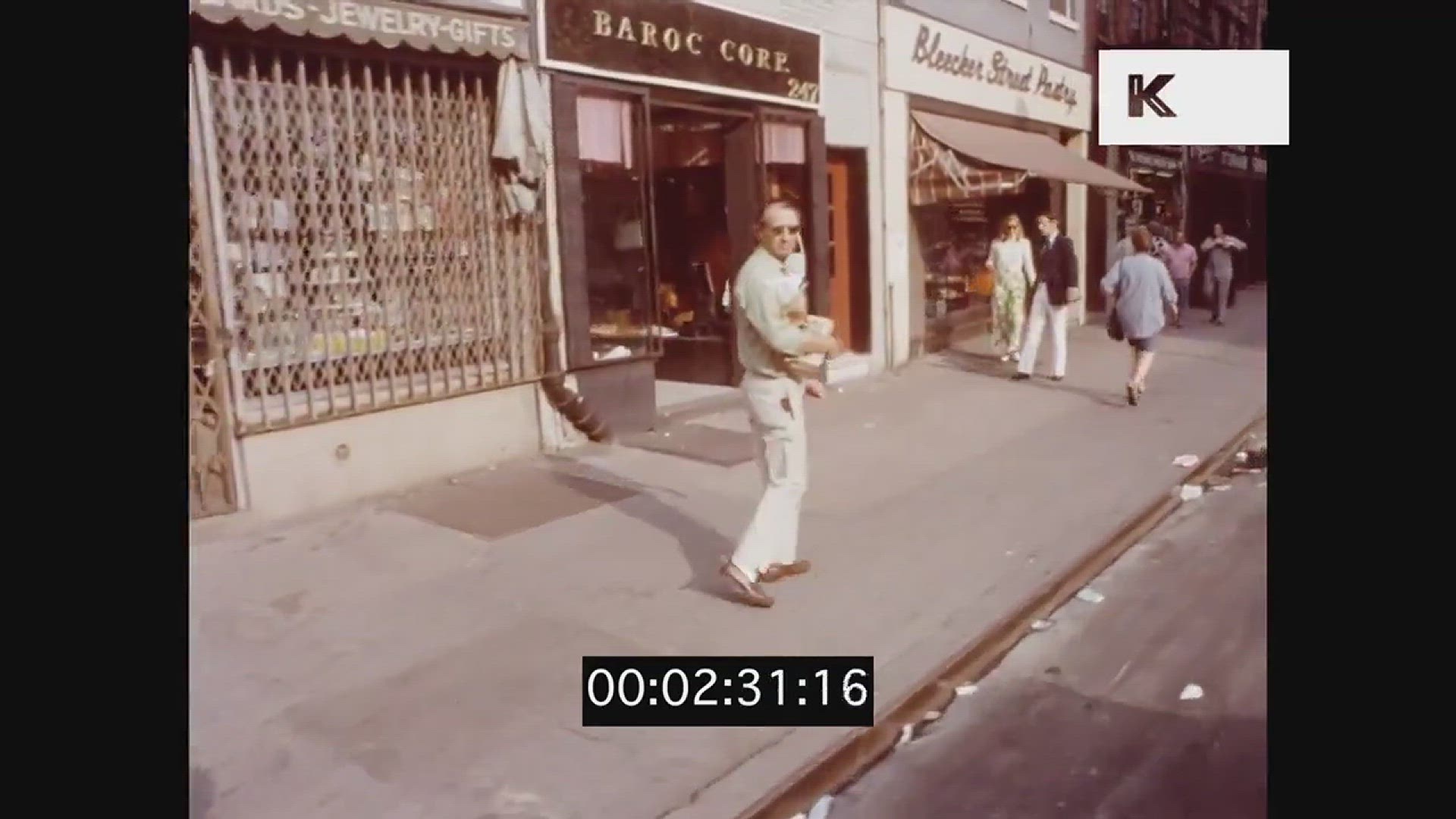 Video thumbnail for Bleecker St. and 6th Avenue, NYC, 1970's.