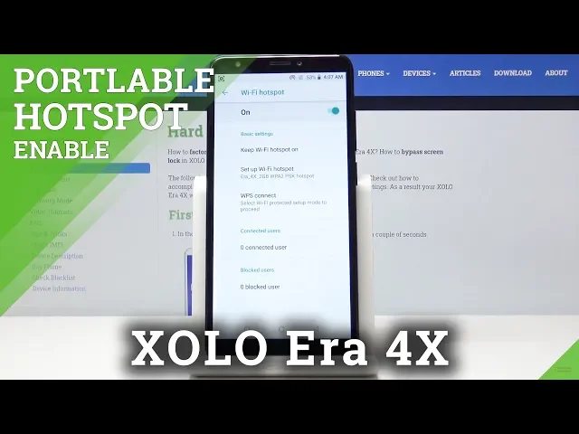 Video thumbnail for How to Create Hotspot in XOLO Era 4X – Activate Portable Hotspot