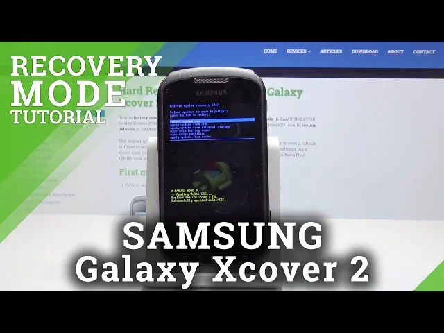 Video thumbnail for How to Use Recovery Mode in Samsung Galaxy Xcover 2 - Samsung Recovery Menu