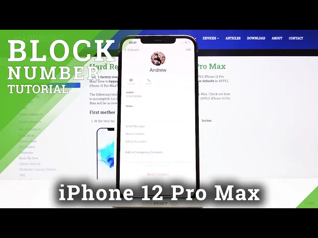 Video thumbnail for How to Block Number on iPhone 12 Pro Max – Block Calls