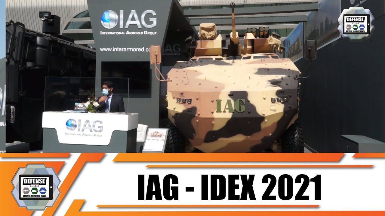 Video thumbnail for IDEX 2021 IAG unveils new Rila 8x8 Infantry Fighting Vehicle Rila Xtreme MRAP anti-riot water cannon