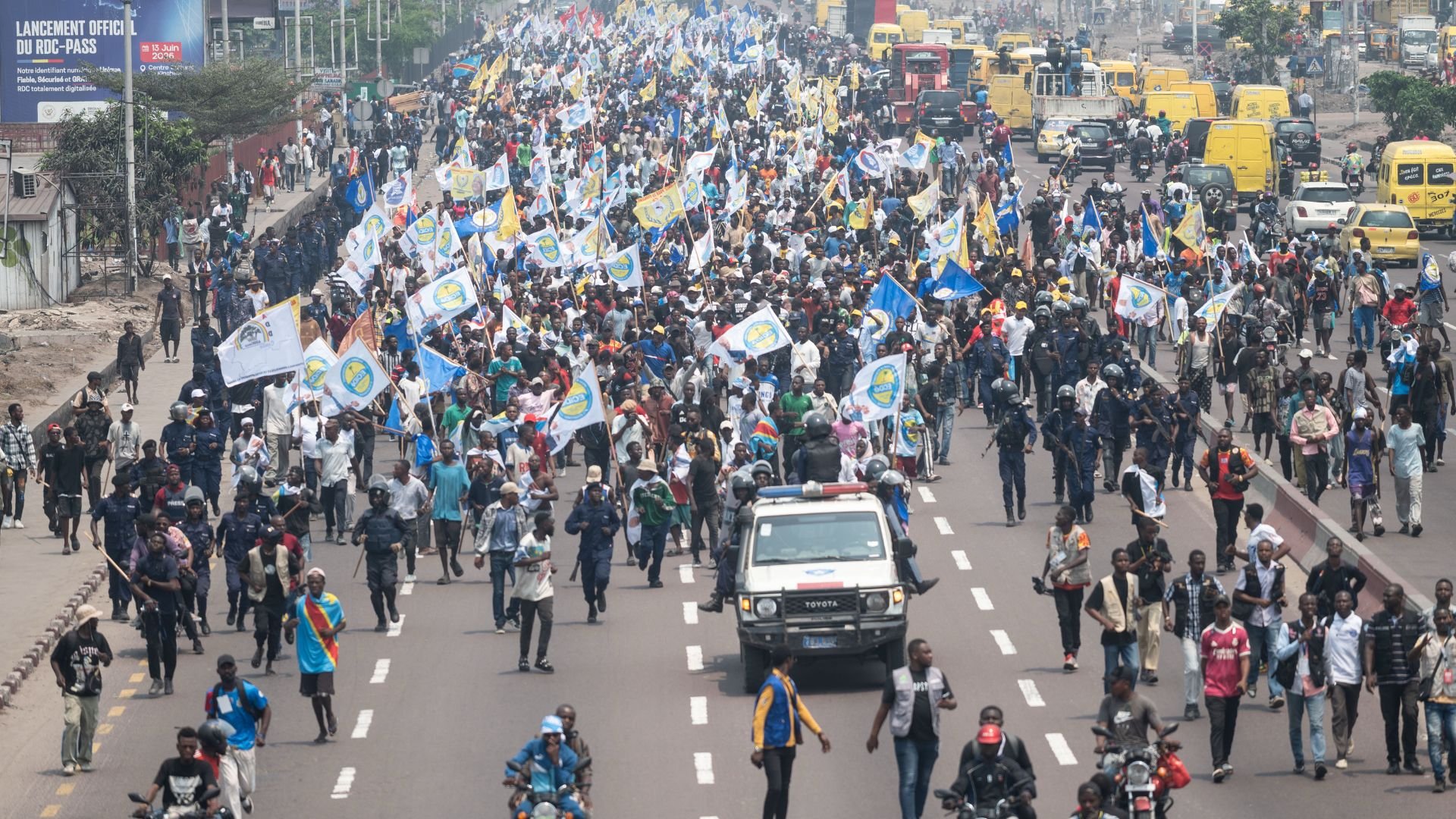 Video thumbnail for DR Congo protests over Tshisekedi third term and constitutional changes