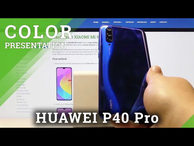 Video thumbnail for XIAOMI Mi 9 Lite Blue Color Presentation -  How Blue Back Looks Like