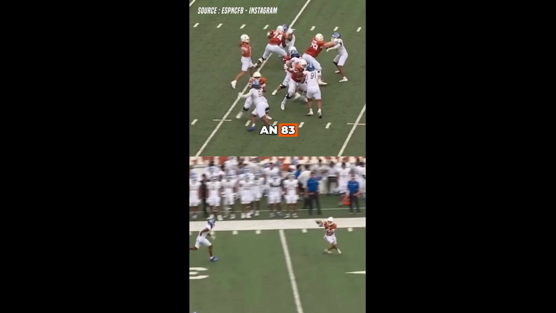 'Video thumbnail for Arch Manning Throws Four Touchdowns in Under Five Minutes Against San Jose State'