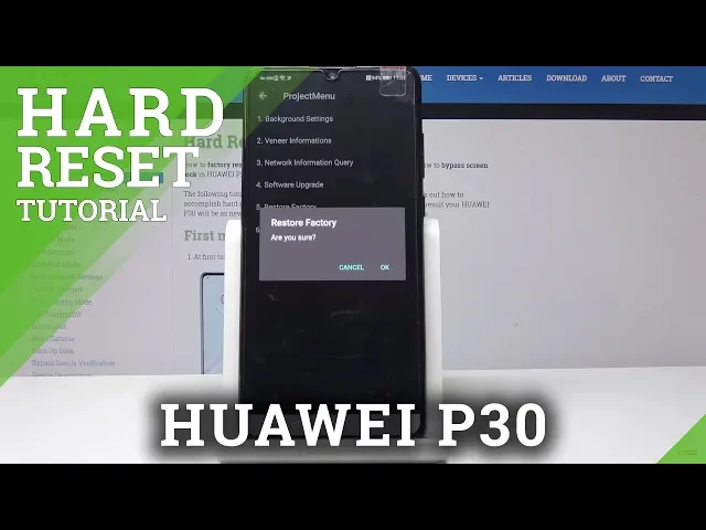 Video thumbnail for HARD RESET HUAWEI P30 - Reset Code / Factory Reset Trick
