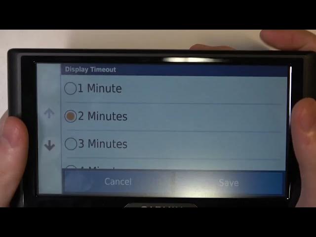 Video thumbnail for How To Change Display Timeout on Garmin Drive 61?