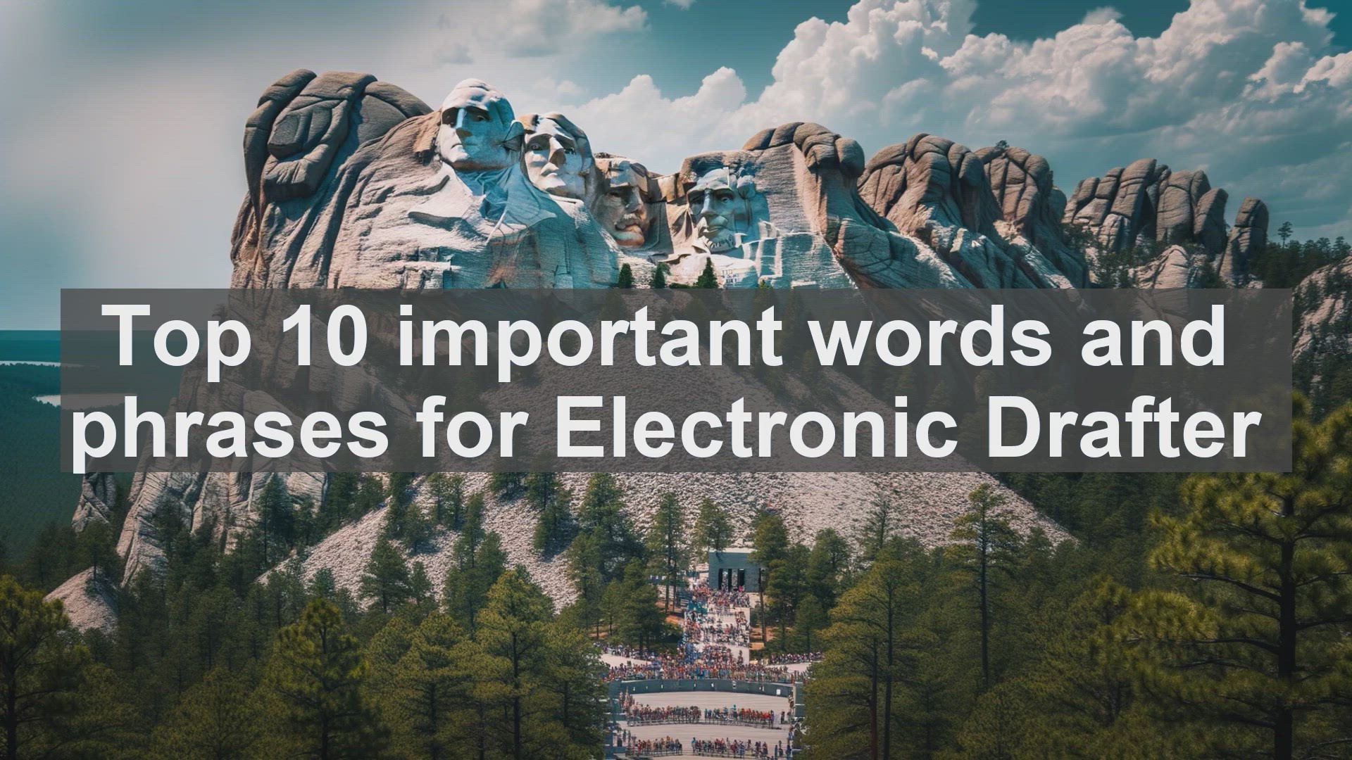 'Video thumbnail for Top 10 important words and phrases for Electronic Drafter'