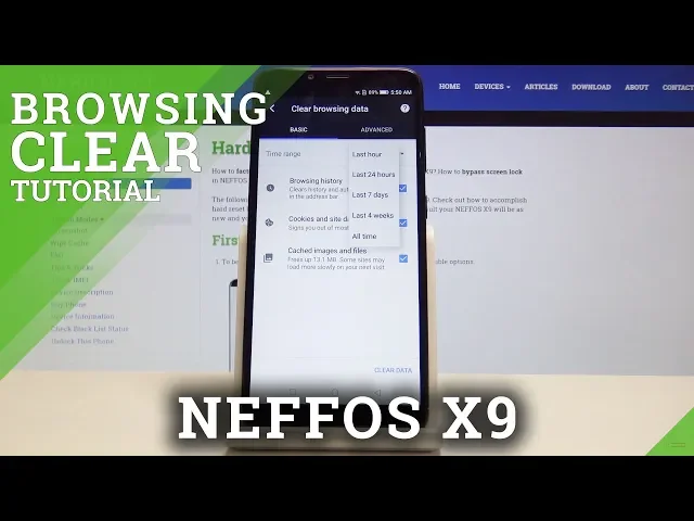 Video thumbnail for How to Reset Browsing History in NEFFOS X9 - Clear Browsing Data