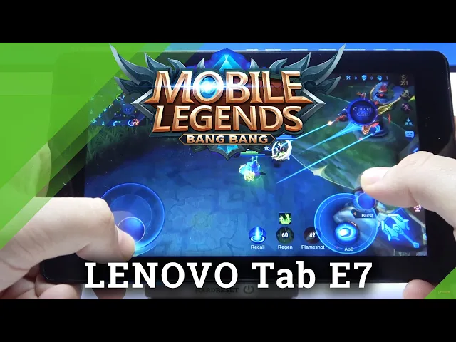 Video thumbnail for Mobile Legends on LENOVO Tab E7 - Game Test