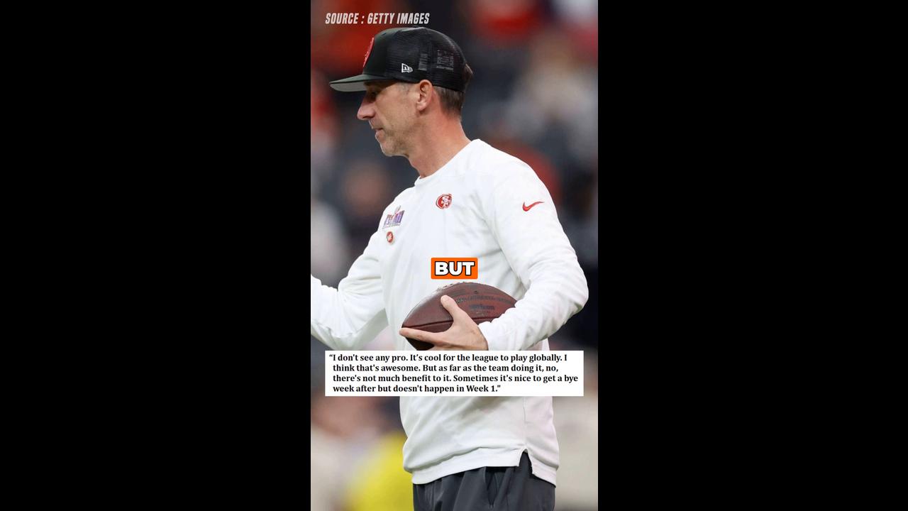 Video thumbnail for Kyle Shanahan Slams NFL’s Australia Game Plan