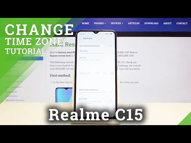 Video thumbnail for How to Set Date & Time in REALME C15 – Find Time Zone & Clock Format Options