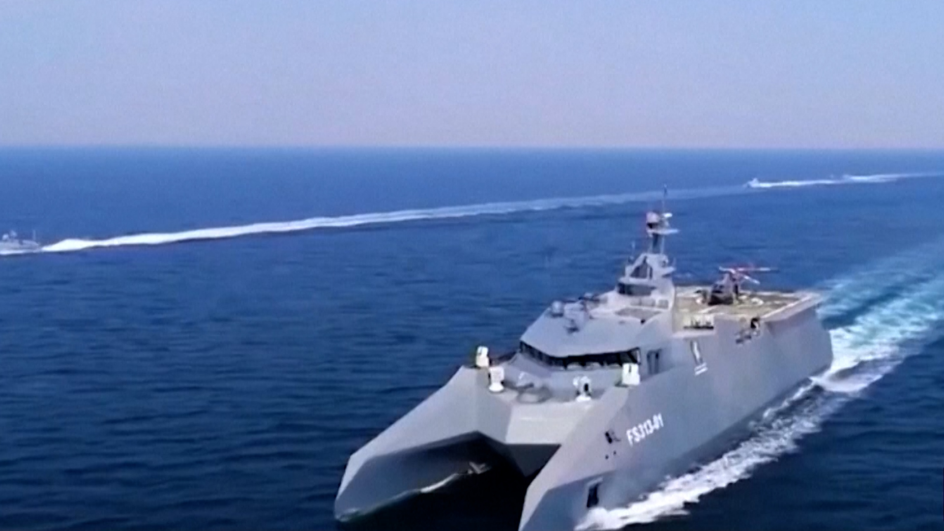 Video thumbnail for Iran launches naval drills ahead of US nuclear talks