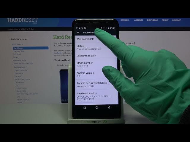 Video thumbnail for How to Check Phone Specification on CUBOT X18 – Device Information