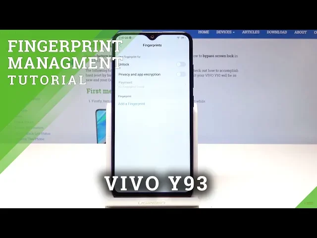 Video thumbnail for How to Set Up Fingerprint in VIVO Y93