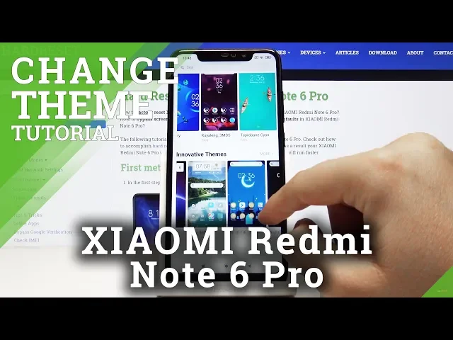 Video thumbnail for How to Change Theme in XIAOMI Redmi Note 6 Pro – Select Icon Style