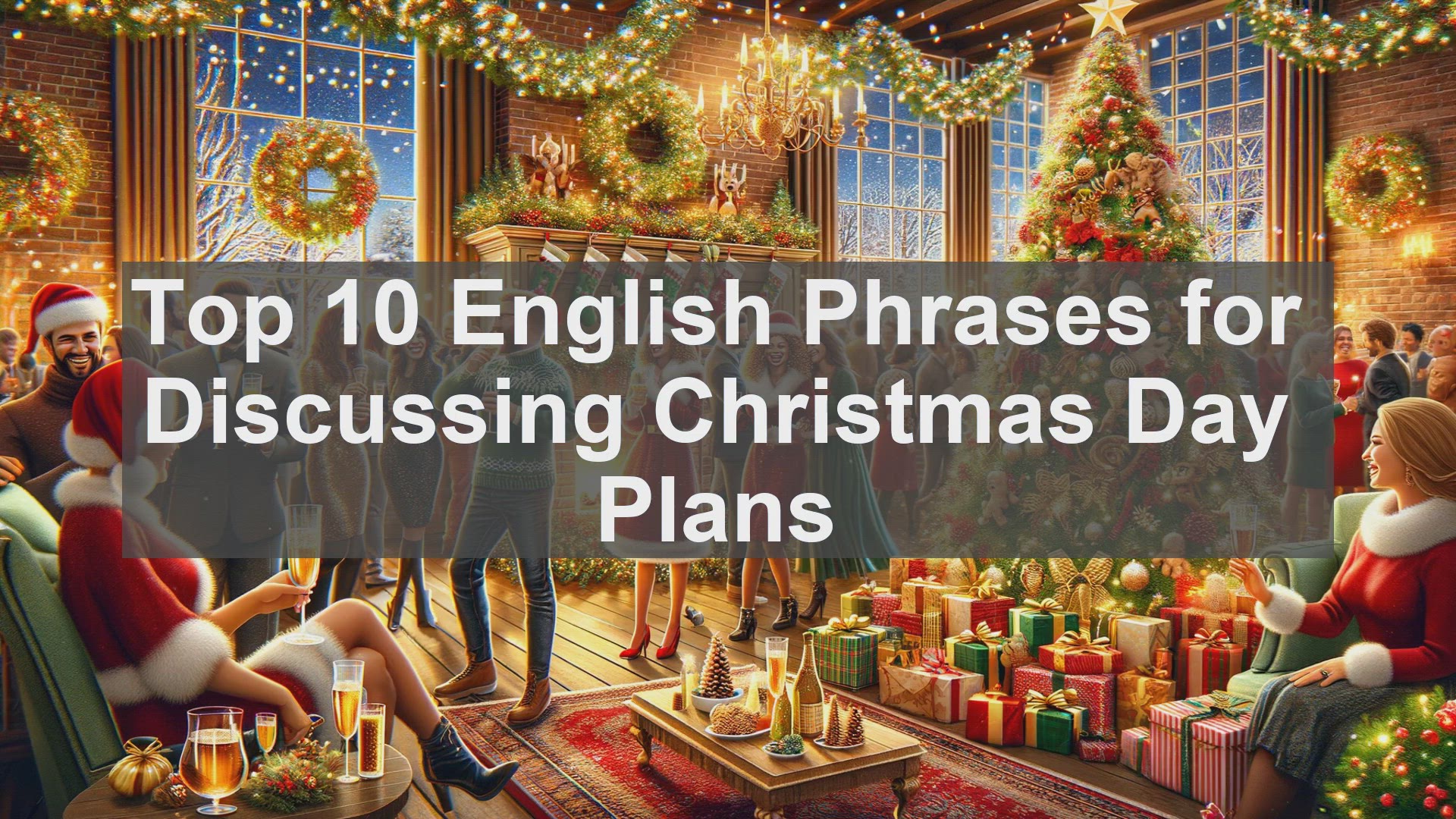 'Video thumbnail for Top 10 English Phrases for Discussing Christmas Day Plans'
