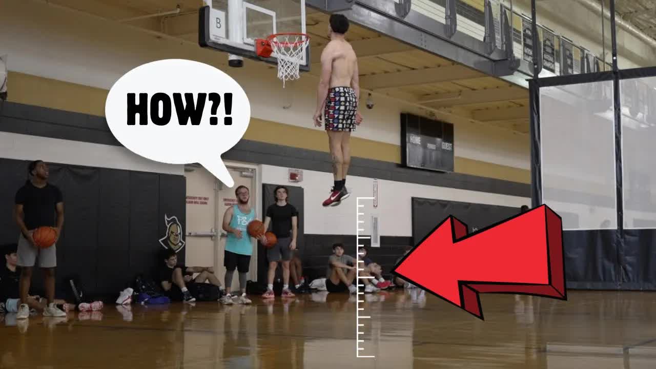 Video thumbnail for Amazing Basketball Dunks & Shooting Hoops: Indoor Court Action