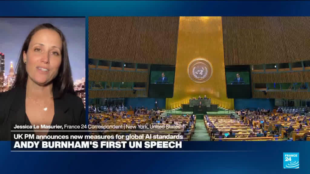 Video thumbnail for AI takes centre stage at UN General Assembly