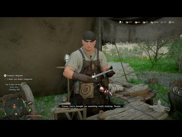 Video thumbnail for Crimson Desert - Chapter 5 Tranan's Request: Acquire Rhett's Longsword | Hand It Over To Tranan