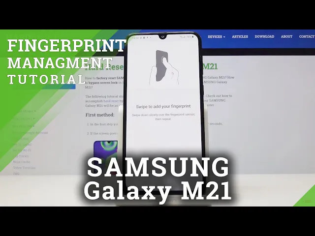 Video thumbnail for How to Add Fingerprint in SAMSUNG Galaxy M21 – Find Finger Lock Screen