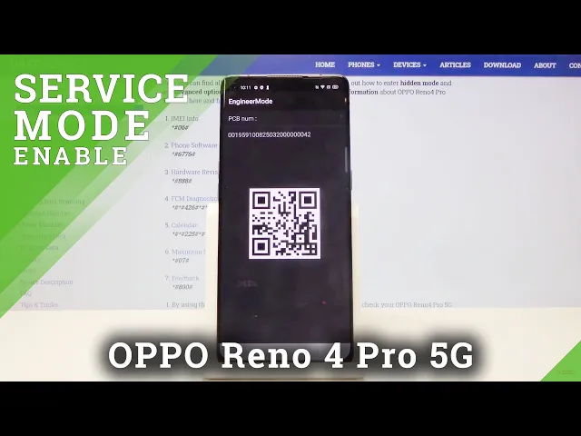 Video thumbnail for Secret Codes OPPO Reno4 Pro 5G - Testing Menu / Service Mode
