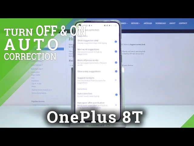 Video thumbnail for How to Enable Text Correction Option – Activate Keyboard Features on OnePlus 8T