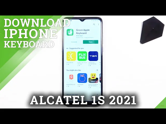 Video thumbnail for How to Apply Green Apple Keyboard on ALCATEL 1S (2021) – Install iPhone Keyboard