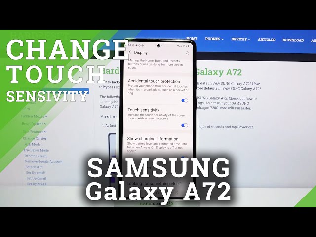 Video thumbnail for How to Increase Screen Sensitivity on SAMSUNG Galaxy A72 – Adjust Screen Sensitivity