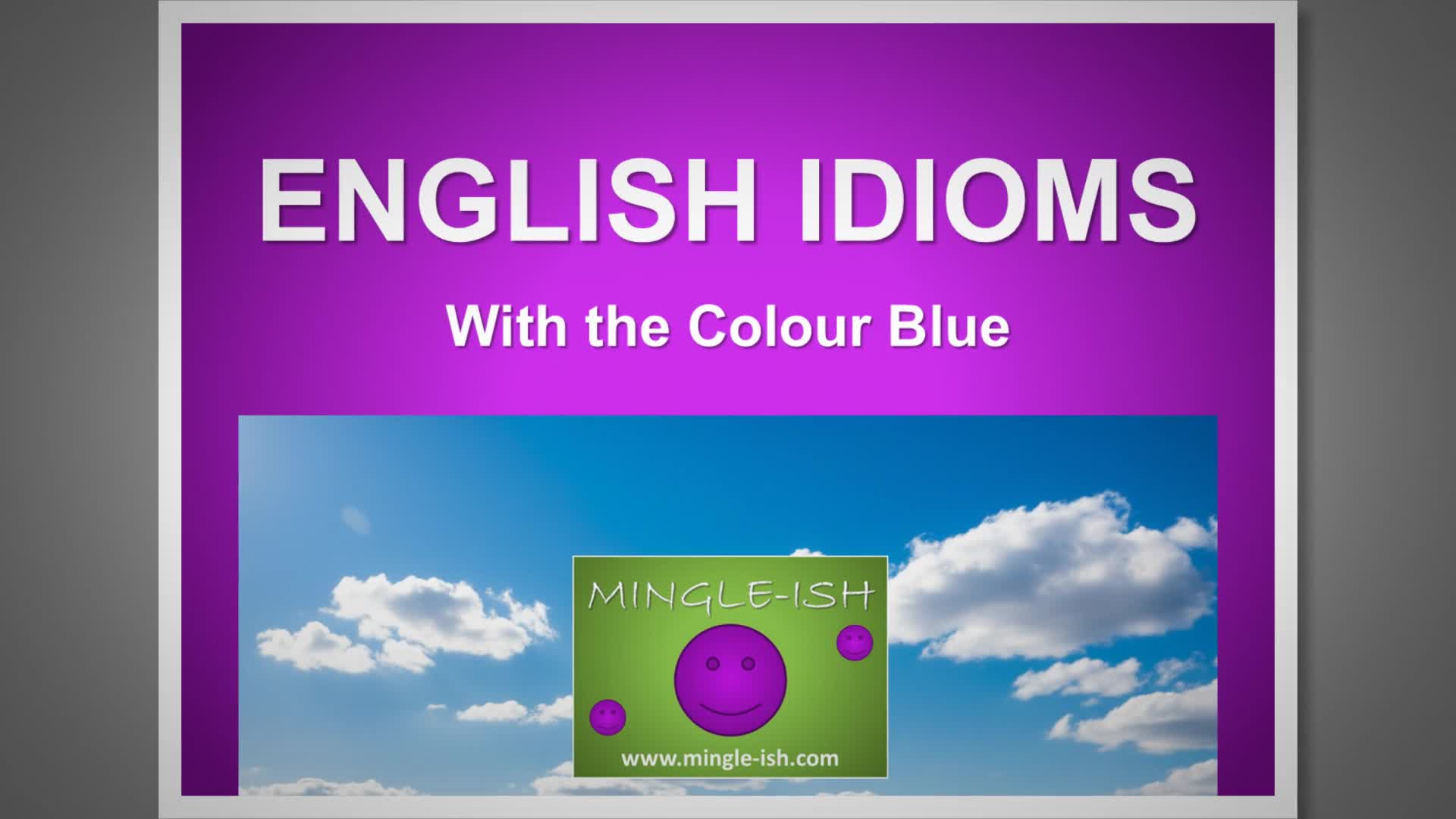 Video thumbnail for 5 English Idioms with the Colour Blue #2
