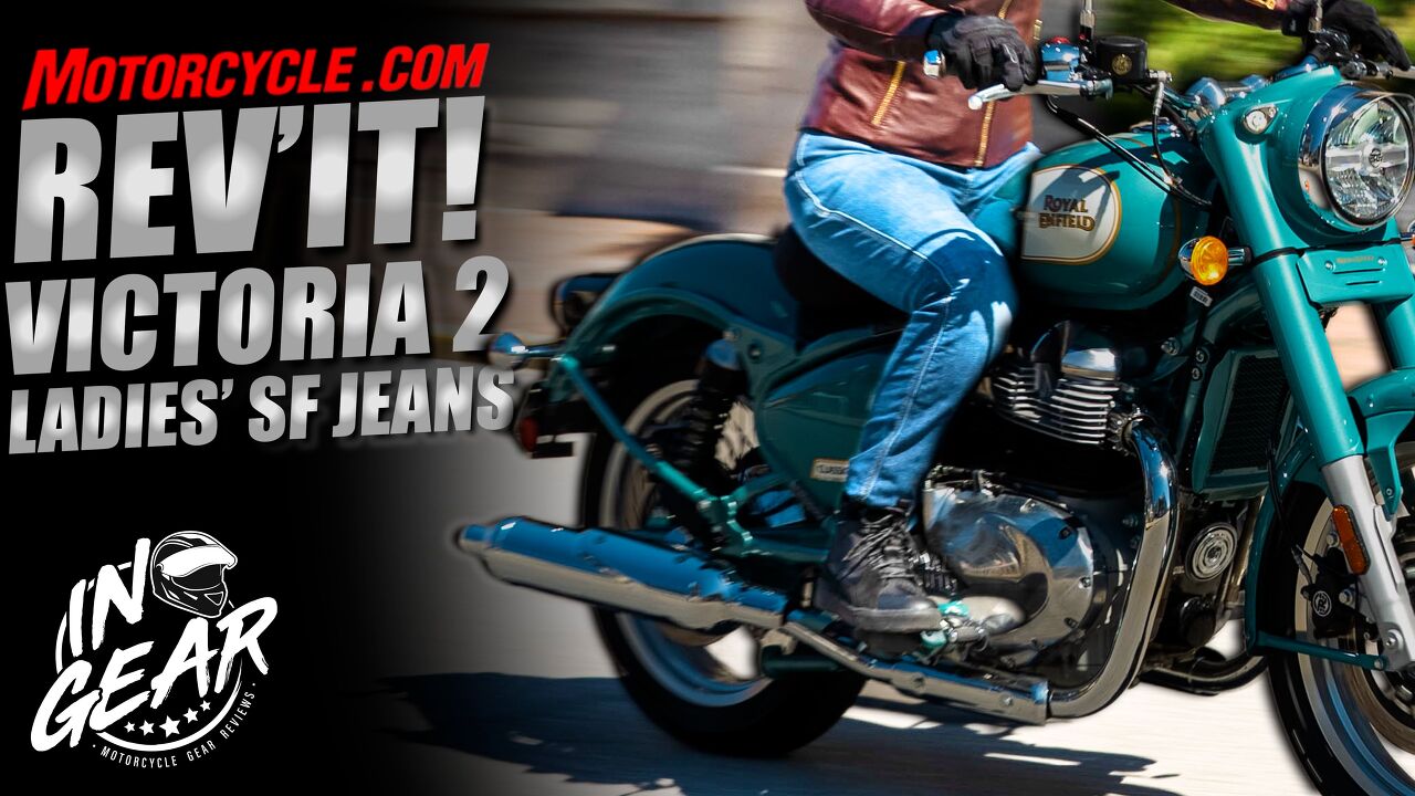 Video thumbnail for In Gear: REV’IT! Victoria 2 Jeans Review | Stylish Motorcycle Protection