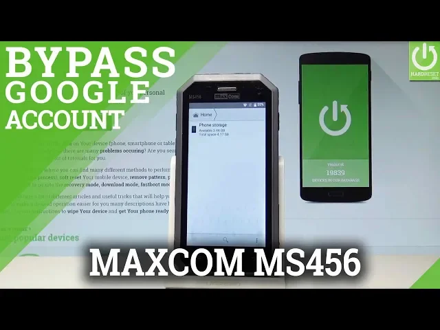 Video thumbnail for How to Bypass Google Verification in MAXCOM MS456 - Unlock FRP |HardReset.info