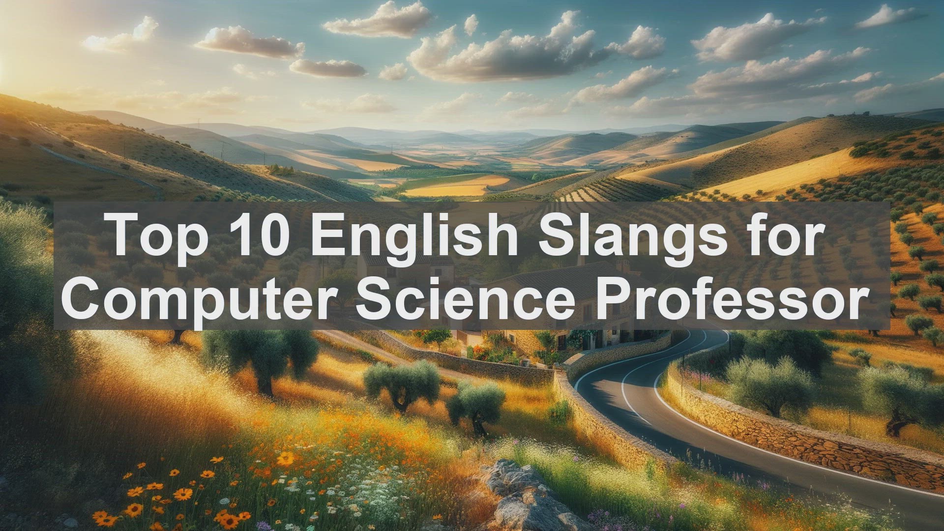 'Video thumbnail for Top 10 English Slangs for Computer Science Professor'