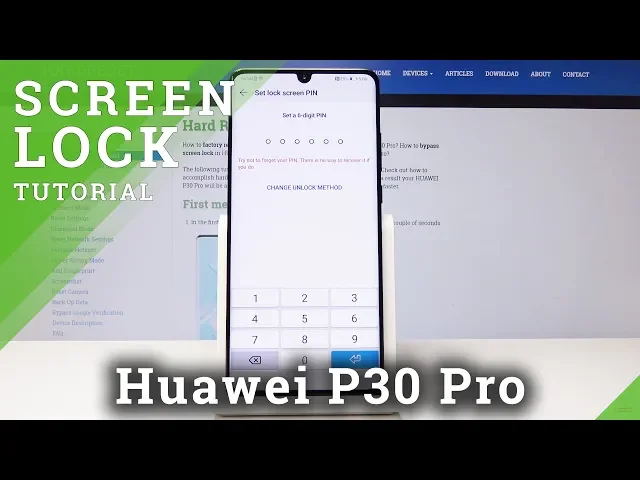 Video thumbnail for How to Add a Lock Screen in Huawei P30 Pro - Screen Protection