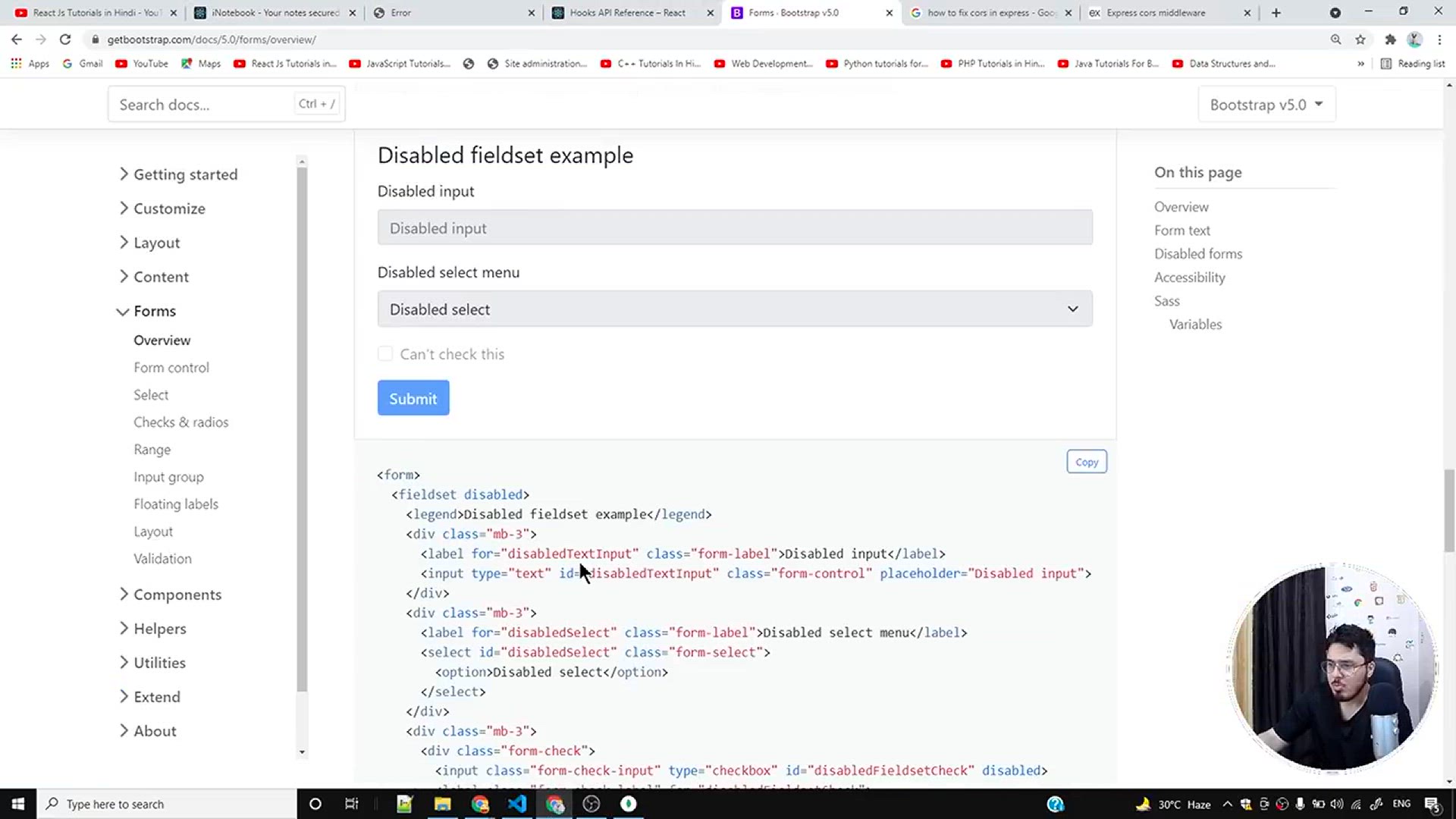 'Video thumbnail for Adding SignUp Component to iNotebook _ Complete React Course in Hindi #70'